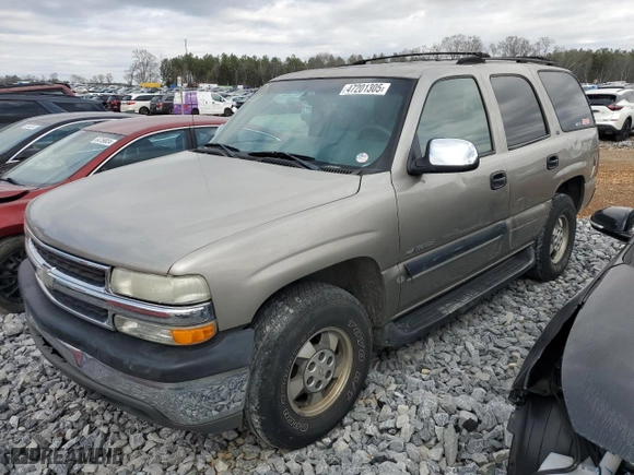 2001 Chevrolet Tahoe LT with VIN 1GNEC13T61R150725, listed as a Copart auction lot 47201305 with 259,109 mi miles and Salvage Title. Bid and sale history available at carsss.com. Image 1.