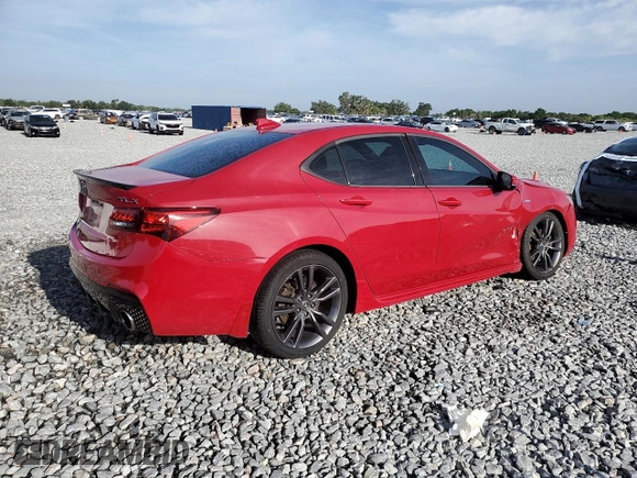 2019 Acura TLX w/A-Spec Pkg with VIN 19UUB1F63KA002899, listed as a Copart auction lot 54013305 with 125,198 mi miles and Non Repairable. Bid and sale history available at DreamBid. Image 3.