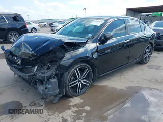 2016 Honda Accord Sport with VIN 1HGCR2F59GA060740, listed as a IAAI auction lot 42200371 with 140,679 mi miles and . Bid and sale history available at DreamBid. Image 2.