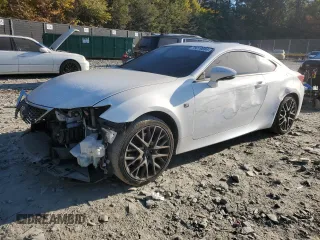 2016 Lexus RC 300 F Sport with VIN JTHSM5BC3G5001799, listed as a Copart auction lot 75019884 with 57,336 mi miles and Salvage Title. Bid and sale history available at DreamBid. Image 1.