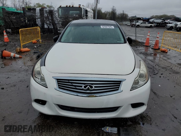 2012 Infiniti G37 x with VIN JN1CV6AR2CM680143, listed as a Copart auction lot 52567945 with 136,905 mi miles and Salvage Title. Bid and sale history available at DreamBid. Image 5.