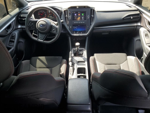 2023 Subaru WRX with VIN JF1VBAA61P9807986, listed as a Copart auction lot 49734655 with 26,908 mi miles and Salvage title. Bid and sale history available at DreamBid. Image 8.