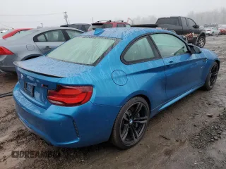 2021 BMW M2 Competition with VIN WBS2U7C07M7J70654, listed as a Copart auction lot 44136854 with 10,927 mi miles. Bid and sale history available at carsss.com. Image 3.