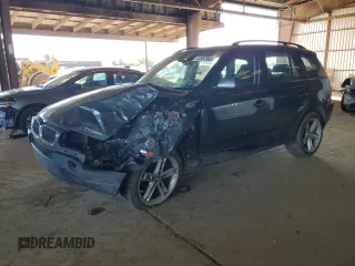 2005 BMW X3 3.0i with VIN WBXPA93465WD20867, listed as a Copart auction lot 49992985 with Not provided miles and Salvage title. Bid and sale history available at DreamBid. Image 1.