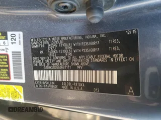 2016 Toyota Sienna XLE с VIN 5TDYK3DC6GS691111, выставлен на аукционе Copart как лот 87195014 с пробегом 196 691 миль миль и Списание • Salvage title. История ставок и продаж доступна на DreamBid. Изображение 14.