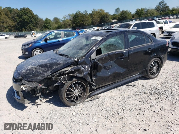 2017 Mitsubishi Lancer ES with VIN JA32U2FUXHU002022, listed as a Copart auction lot 74924864 with 111,589 mi miles and Salvage Title. Bid and sale history available at DreamBid. Image 1.
