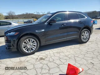 2019 Jaguar F-Pace 25t Prestige z VIN SADCK2GX9KA368541, wystawiony jako Copart lot #48985875 z przebiegiem 54 338 mil mil oraz Szkoda całkowita • Salvage title. Historia ofert i sprzedaży dostępna na DreamBid. Obrazek 1.