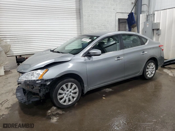 2014 Nissan Sentra S with VIN 3N1AB7AP4EL682834, listed as a Copart auction lot 88506325 with 142,712 mi miles and Salvage Title. Bid and sale history available at carsss.com. Image 1.