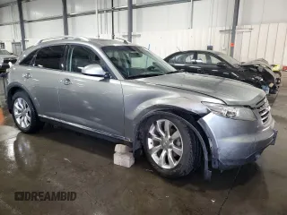 2006 Infiniti FX35 with VIN JNRAS08W36X211040, listed as a Copart auction lot 75322544 with 190,252 mi miles and Salvage Title. Bid and sale history available at carsss.com. Image 4.