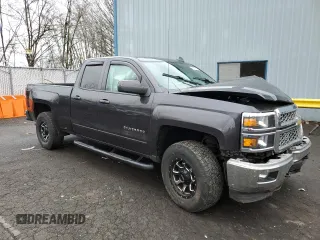 2015 Chevrolet Silverado 1500 LT with VIN 1GCVKREC8FZ396609, listed as a Copart auction lot 45650265 with 130,747 mi miles and Salvage Title. Bid and sale history available at carsss.com. Image 4.