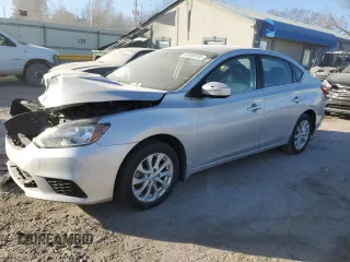 2019 Nissan Sentra S with VIN 3N1AB7APXKY336270, listed as a Copart auction lot 83549184 with 211,022 mi miles and Salvage Title. Bid and sale history available at carsss.com. Image 1.
