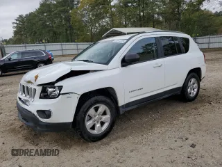 2014 Jeep Compass Sport with VIN 1C4NJCBA4ED573431, listed as a Copart auction lot 51041235 with 131,064 mi miles and Salvage Title. Bid and sale history available at carsss.com. Image 1.