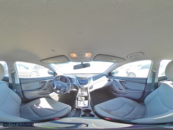 2011 Hyundai Elantra GLS PZEV with VIN 5NPDH4AE7BH048581, listed as a Copart auction lot 46663575 with 95,146 mi miles and Salvage Title. Bid and sale history available at carsss.com. Image 13.
