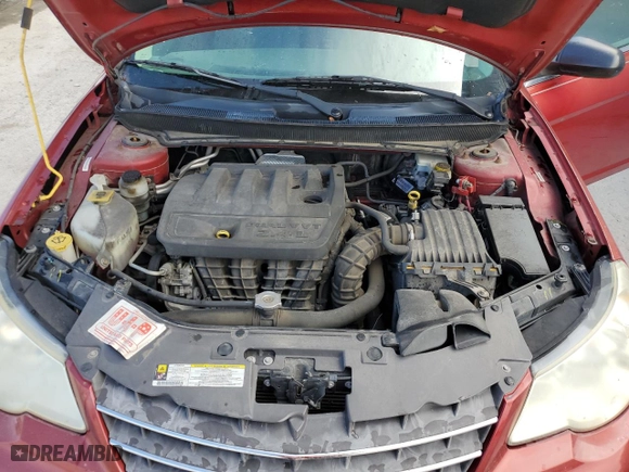 2008 Chrysler Sebring LX with VIN 1C3LC45K98N681848, listed as a Copart auction lot 69414384 with 99,117 mi miles and Salvage Title. Bid and sale history available at carsss.com. Image 11.