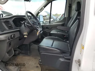 2023 Ford Transit Cargo with VIN 1FTBR1C86PKA45707, listed as a Copart auction lot 55052145 with 15,132 mi miles and Salvage title. Bid and sale history available at DreamBid. Image 7.