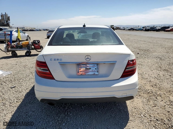 2012 Mercedes-Benz C-Class C 250 Sport with VIN WDDGF4HB8CR237481, listed as a Copart auction lot 52827685 with 94,520 mi miles and Salvage Title. Bid and sale history available at carsss.com. Image 6.