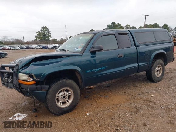 1998 Dodge Dakota SLT with VIN 1B7GG22Y9WS723805, listed as a IAAI auction lot 41289779 with 234,324 mi miles. Bid and sale history available at carsss.com. Image 19.
