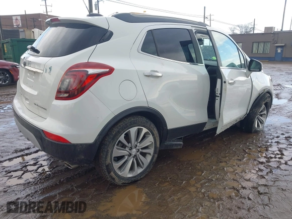 2018 Buick Encore Preferred with VIN KL4CJASB3JB627483, listed as a IAAI auction lot 41717800 with 40,283 mi miles and . Bid and sale history available at DreamBid. Image 4.
