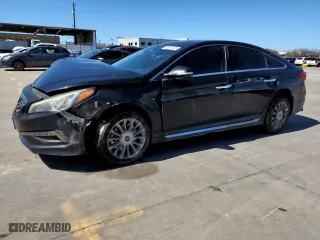 2015 Hyundai Sonata 2.4L Limited with VIN 5NPE34AFXFH032053, listed as a Copart auction lot 48673125 with 0 mi miles and Salvage Title. Bid and sale history available at carsss.com. Image 1.
