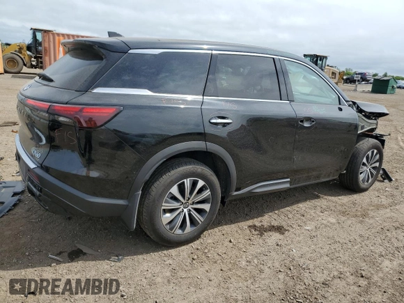 2024 Infiniti QX60 Pure with VIN 5N1DL1ES4RC351400, listed as a Copart auction lot 57036005 with 3,965 mi miles and Salvage title. Bid and sale history available at DreamBid. Image 3.