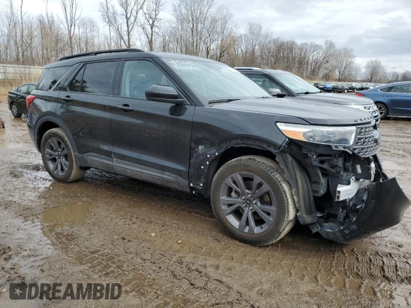 2023 Ford Explorer XLT with VIN 1FMSK8DH9PGB34505, listed as a Copart auction lot 47617695 with 36,818 mi miles and Clean Title. Bid and sale history available at carsss.com. Image 4.