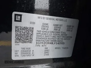 2020 Cadillac XT4 FWD Premium Luxury с VIN 1GYFZCR48LF142955, выставлен на аукционе IAAI как лот 41255161 с пробегом 39 830 миль миль и . История ставок и продаж доступна на DreamBid. Изображение 9.