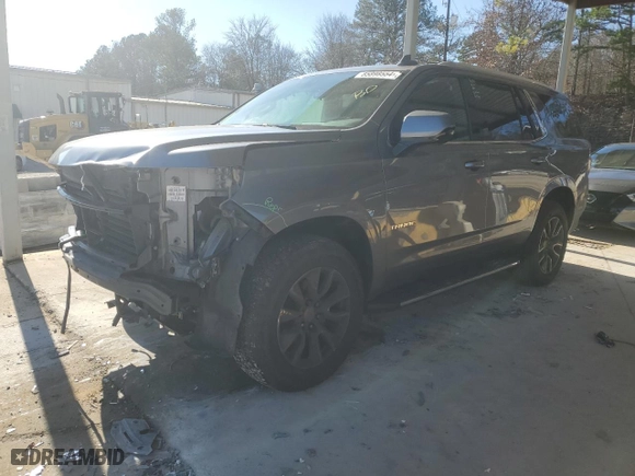 2021 Chevrolet Tahoe LS with VIN 1GNSKMKD9MR416177, listed as a Copart auction lot 85898554 with 64,932 mi miles and Salvage Title. Bid and sale history available at carsss.com. Image 1.