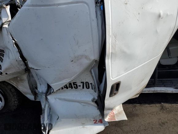 2017 GMC Savana Cargo Van with VIN 1GTW7AFF1H1110665, listed as a Copart auction lot 77455194 with 0 mi miles and Non Repairable. Bid and sale history available at carsss.com. Image 11.