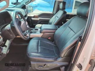 2018 Ford F-150 XL with VIN 1FTEW1C50JKD41485, listed as a Copart auction lot 55153695 with 99,193 mi miles and Salvage title. Bid and sale history available at DreamBid. Image 7.