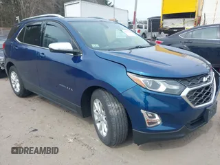 2019 Chevrolet Equinox LT with VIN 2GNAXUEV8K6279534, listed as a IAAI auction lot 41914423 with 52,631 mi miles and . Bid and sale history available at DreamBid. Image 1.