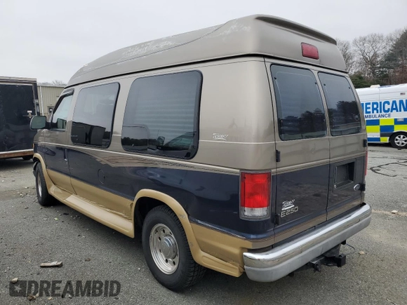 2001 Ford Econoline Cargo Recreational with VIN 1FDPE24L51HB59174, listed as a Copart auction lot 84857404 with 129,690 mi miles and Salvage Title. Bid and sale history available at DreamBid. Image 2.