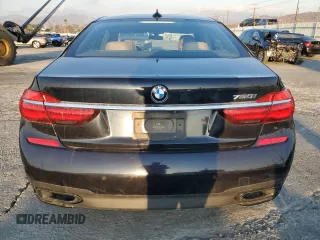 2017 BMW 7 Series 750i with VIN WBA7F0C57HGM21136, listed as a Copart auction lot 88525335 with 102,508 mi miles and Salvage title. Bid and sale history available at DreamBid. Image 6.