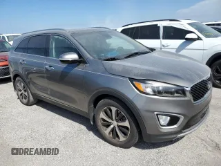 2017 Kia Sorento EX V6 with VIN 5XYPH4A56HG235968, listed as a Copart auction lot 42816975 with 0 mi miles and Salvage Title. Bid and sale history available at carsss.com. Image 4.