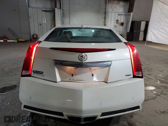 2012 Cadillac CTS Premium with VIN 1G6DS1E35C0123742, listed as a Copart auction lot 59503505 with 124,231 mi miles and Salvage title. Bid and sale history available at DreamBid. Image 6.