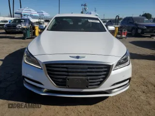 2019 Genesis G80 3.8L with VIN KMTFN4JEXKU326897, listed as a Copart auction lot 81956804 with 57,435 mi miles and Salvage Title. Bid and sale history available at carsss.com. Image 5.