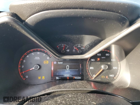 2016 GMC Canyon 4WD SLE with VIN 1GTG6CE35G1370091, listed as a Copart auction lot 87124814 with 130,583 mi miles and Salvage Title. Bid and sale history available at carsss.com. Image 9.