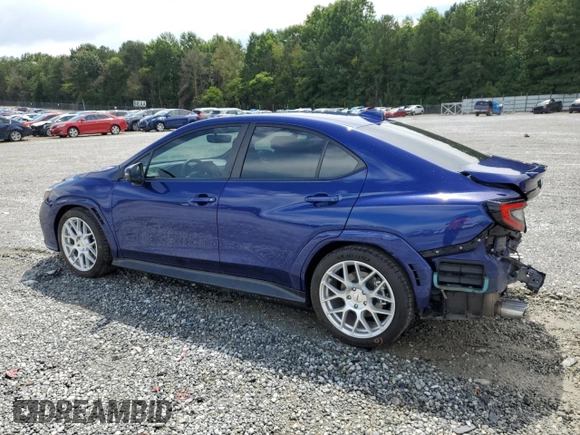 2022 Subaru WRX GT with VIN JF1VBAU6XN8025183, listed as a Copart auction lot 61403135 with 31,335 mi miles and Salvage title. Bid and sale history available at DreamBid. Image 2.