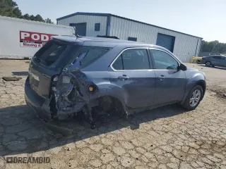 2014 Chevrolet Equinox LS with VIN 2GNALAEK6E6227873, listed as a Copart auction lot 51385795 with 129,036 mi miles and Salvage Title. Bid and sale history available at carsss.com. Image 3.