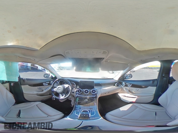 2017 Mercedes-Benz C 300 with VIN 55SWF4KB8HU209903, listed as a Copart auction lot 45295475 with Not Provided miles and Salvage Title. Bid and sale history available at carsss.com. Image 12.