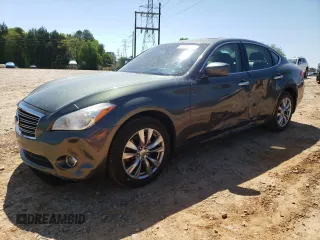 2011 Infiniti M37 with VIN JN1BY1AR5BM376938, listed as a Copart auction lot 52233545 with 193,490 mi miles and Salvage Title. Bid and sale history available at carsss.com. Image 1.