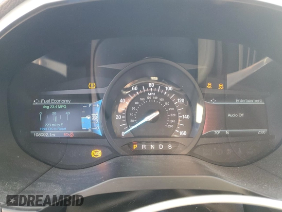 2016 Ford Edge Titanium with VIN 2FMPK3K91GBB06466, listed as a Copart auction lot 82827144 with 108,092 mi miles and Salvage Title. Bid and sale history available at carsss.com. Image 9.