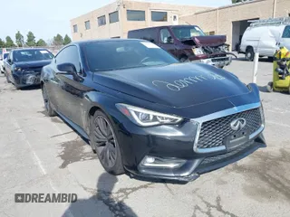 2018 Infiniti Q60 Luxe with VIN JN1CV7EK2JM200019, listed as a IAAI auction lot 41557899 with Not Provided miles and . Bid and sale history available at carsss.com. Image 1.