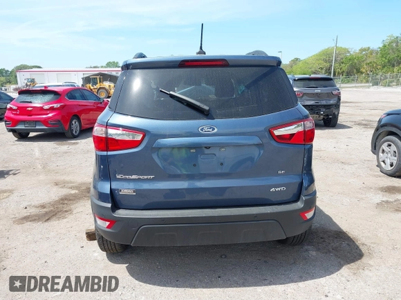 2021 Ford EcoSport SE z VIN MAJ6S3GLXMC441005, wystawiony jako IAAI lot #41869802 z przebiegiem 10 359 mil mil oraz . Historia ofert i sprzedaży dostępna na DreamBid. Obrazek 16.