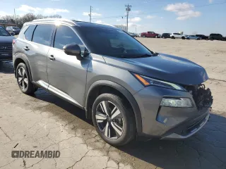 2022 Nissan Rogue SL with VIN 5N1BT3CA0NC714119, listed as a Copart auction lot 86269184 with 35,615 mi miles and Salvage Title. Bid and sale history available at DreamBid. Image 4.