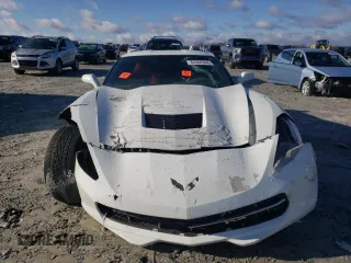 2017 Chevrolet Corvette Z51 1LT with VIN 1G1YH2D70H5103344, listed as a Copart auction lot 84568344 with 0 mi miles and Salvage Title. Bid and sale history available at carsss.com. Image 5.