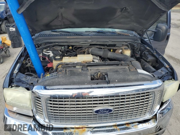 2003 Ford Excursion XLT with VIN 1FMNU41S73EB25176, listed as a Copart auction lot 79601554 with 326,945 mi miles and Salvage Title. Bid and sale history available at DreamBid. Image 12.