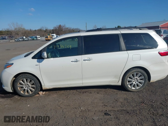 2016 Toyota Sienna Ltd with VIN 5TDDK3DC6GS140563, listed as a IAAI auction lot 41886329 with 130,460 mi miles. Bid and sale history available at carsss.com. Image 14.