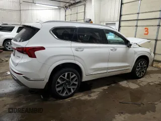 2023 Hyundai Santa Fe Calligraphy with VIN 5NMS5DAL3PH521847, listed as a Copart auction lot 88201785 with 12,170 mi miles and Salvage Title. Bid and sale history available at carsss.com. Image 3.
