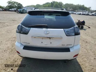 2006 Lexus RX 400h with VIN JTJHW31U660026841, listed as a Copart auction lot 60598935 with 185,947 mi miles and Salvage title. Bid and sale history available at DreamBid. Image 6.