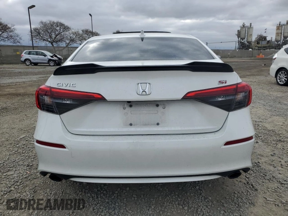 2024 Honda Civic Si with VIN 2HGFE1E52RH472071, listed as a Copart auction lot 50927025 with 19,962 mi miles and Salvage title. Bid and sale history available at DreamBid. Image 6.